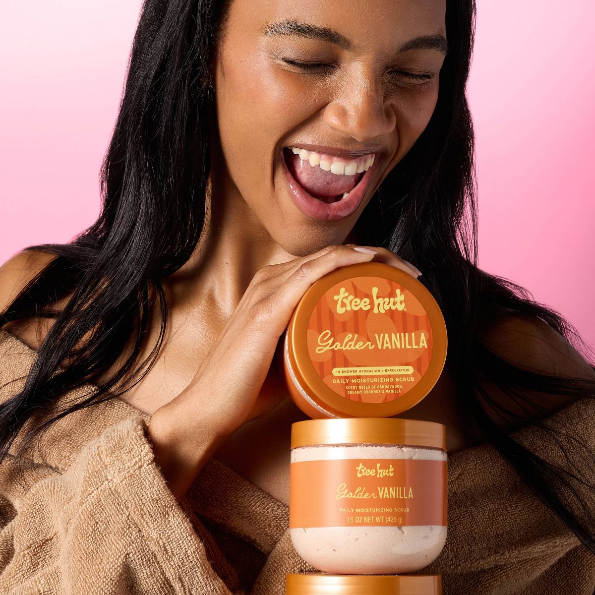 Tree Hut Golden Vanilla Body Scrub