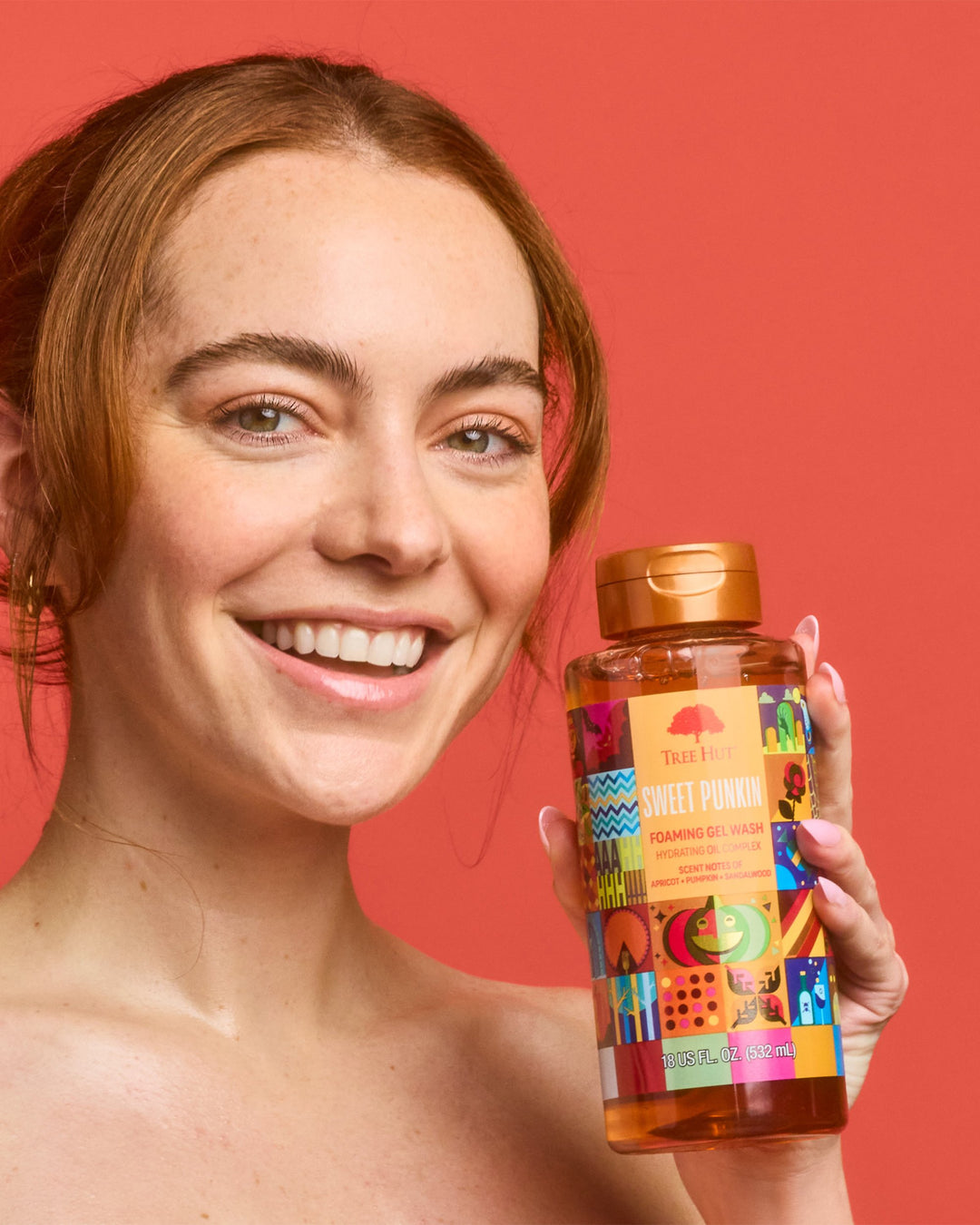 Tree Hut Sweet Punkin Foaming Gel Body Wash - 18 fl oz. 532ml