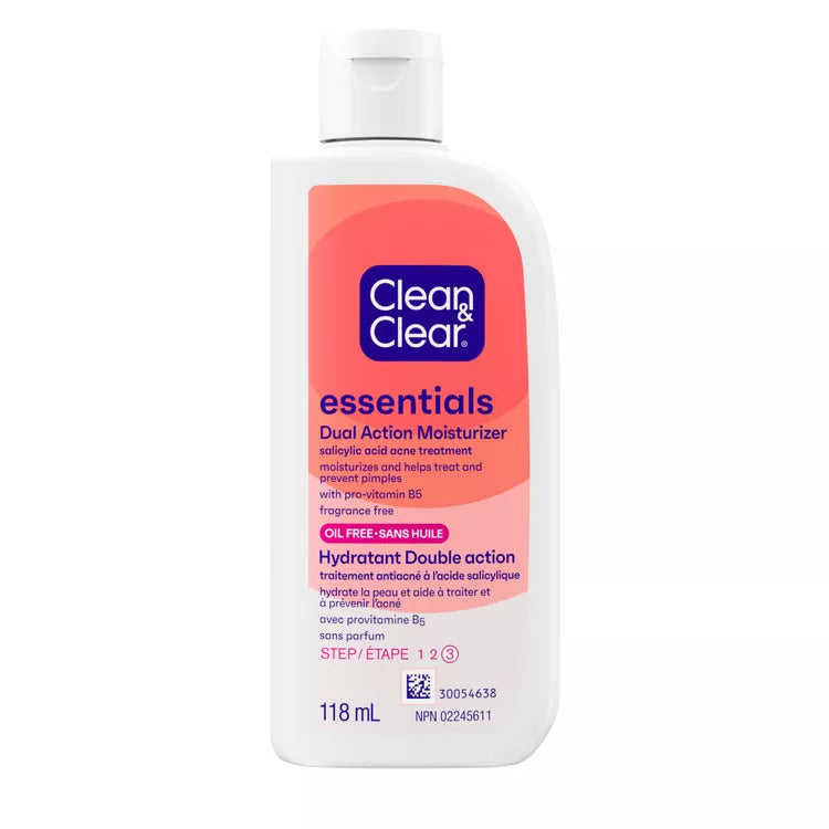 Clean & Clear Essentials Dual Action Moisturizer 118ml