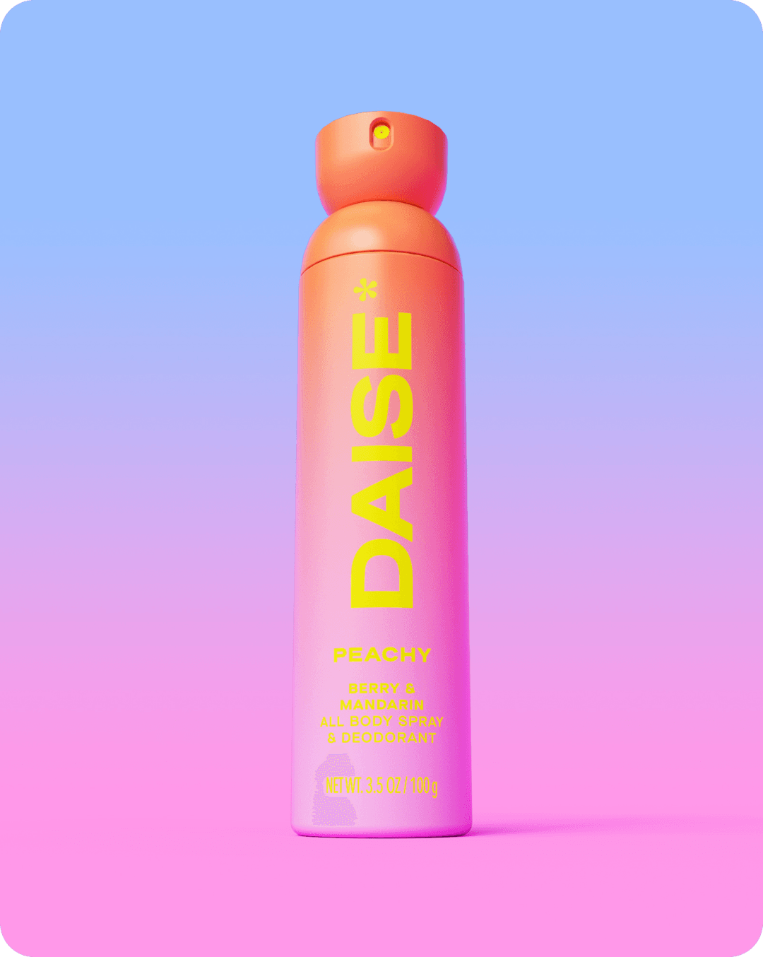 Daise Peachy Berry and Mandarin all body spray and deodorant 120ml aerosol can