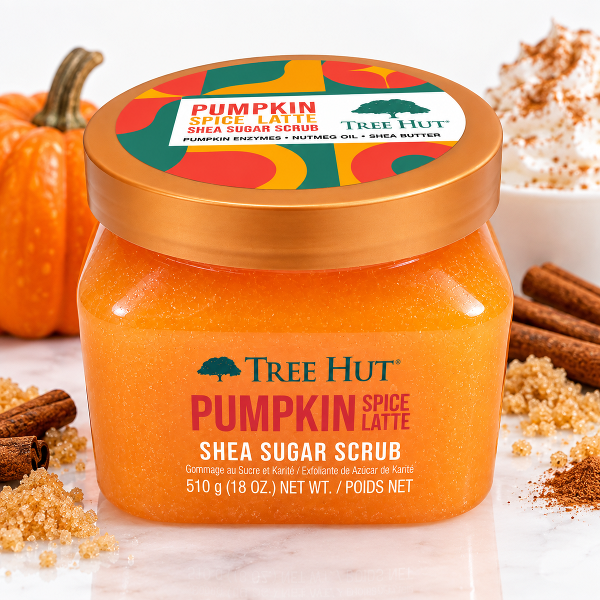 Tree Hut Pumpkin Spice Latte Shea Sugar Scrub