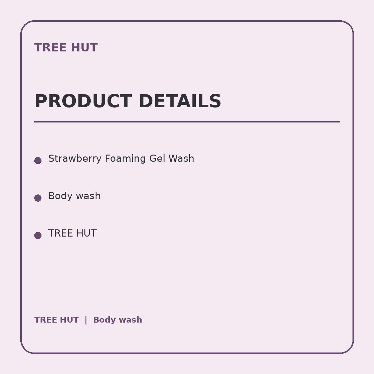 strawberry wash product information panel 1