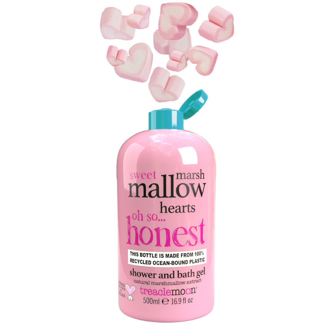 Treaclemoon Marshmallow Hearts Shower & Bath Gel 500ml