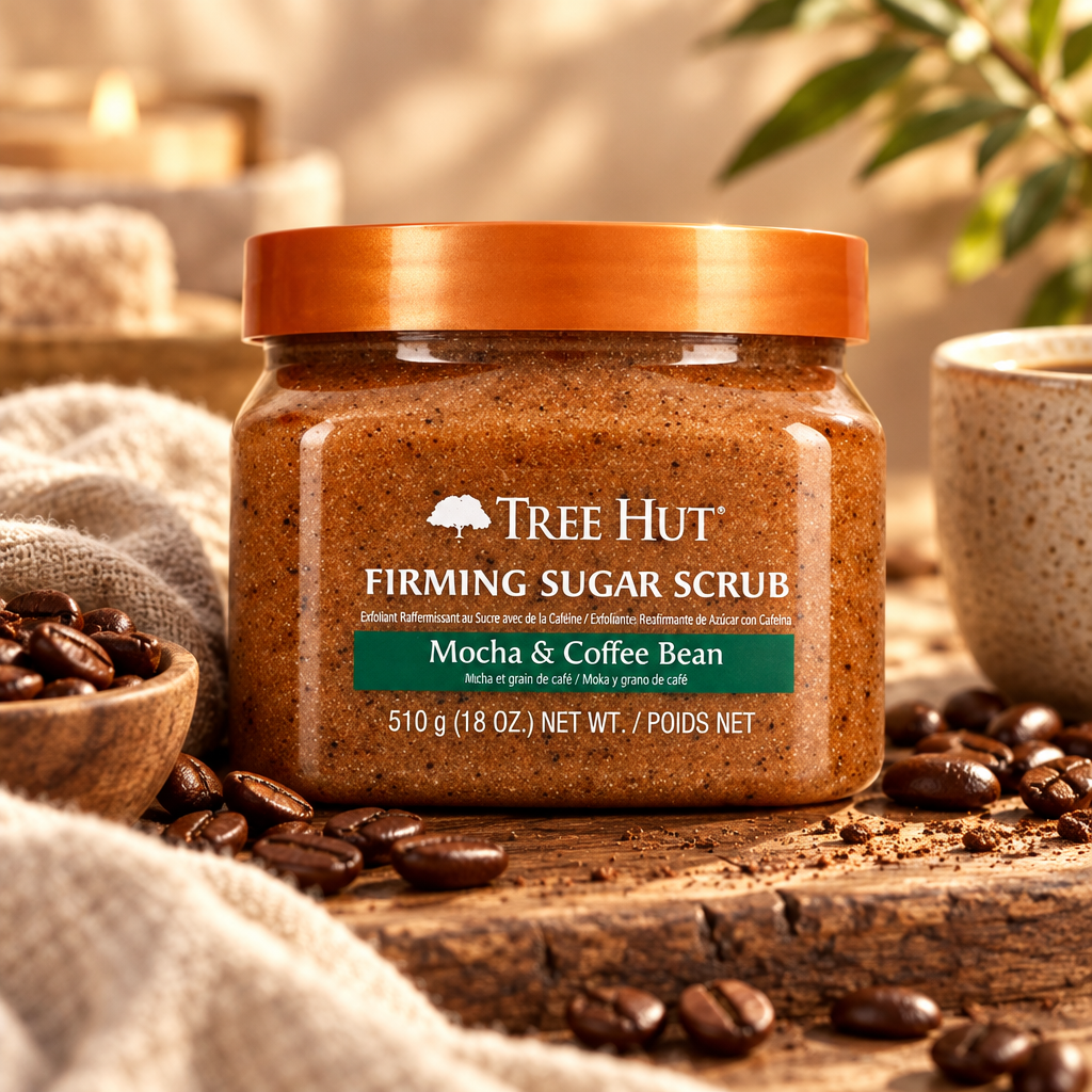 Tree Hut Mocha & Coffee Bean Body Scrub