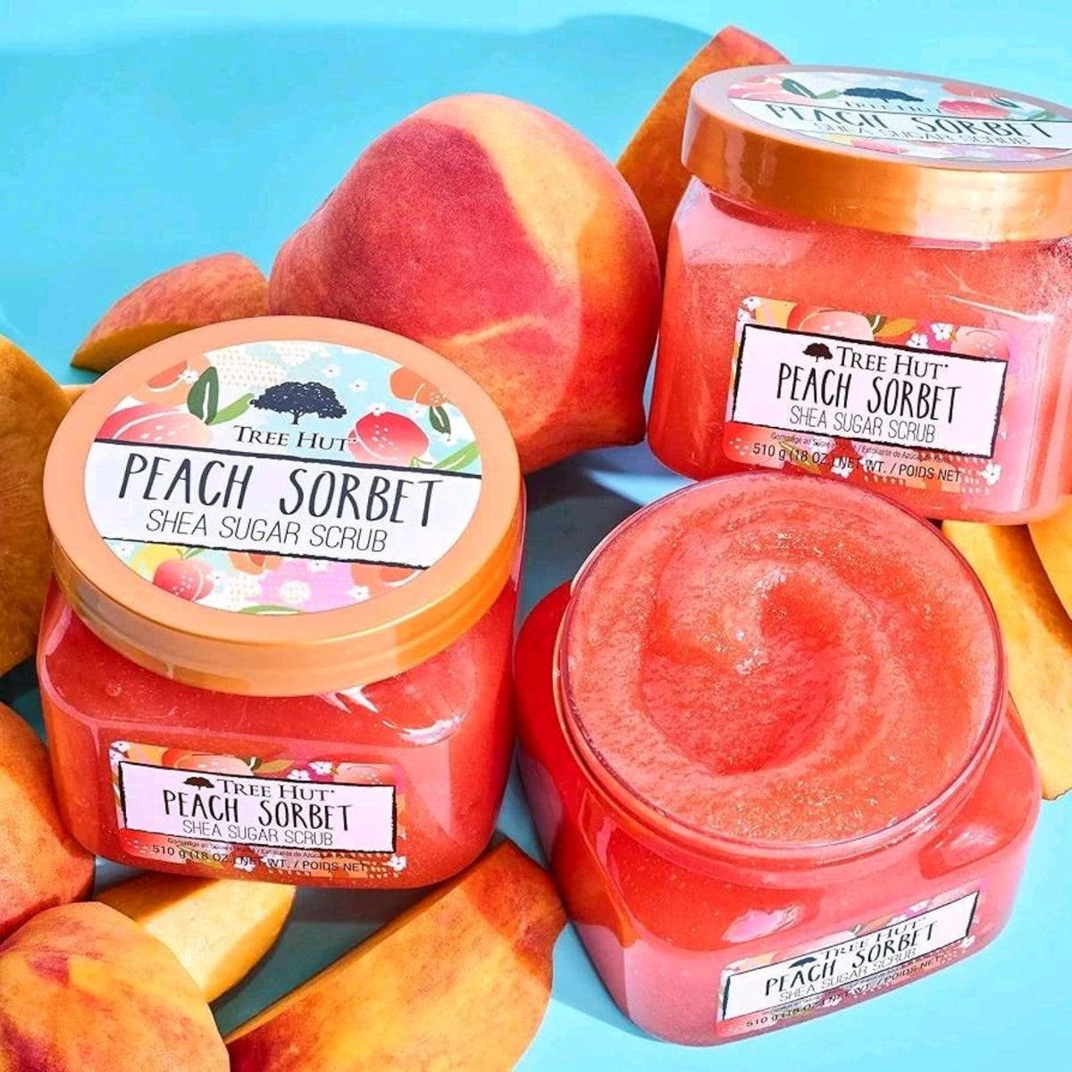 Tree Hut Peach Sorbet Body Scrub
