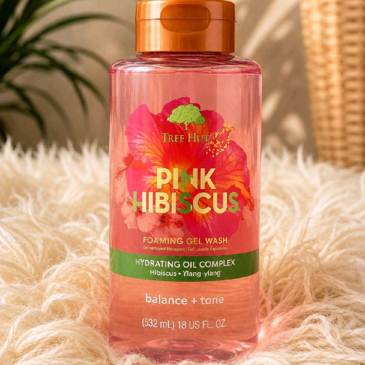 Tree Hut Pink Hibiscus Foaming Gel Wash product image