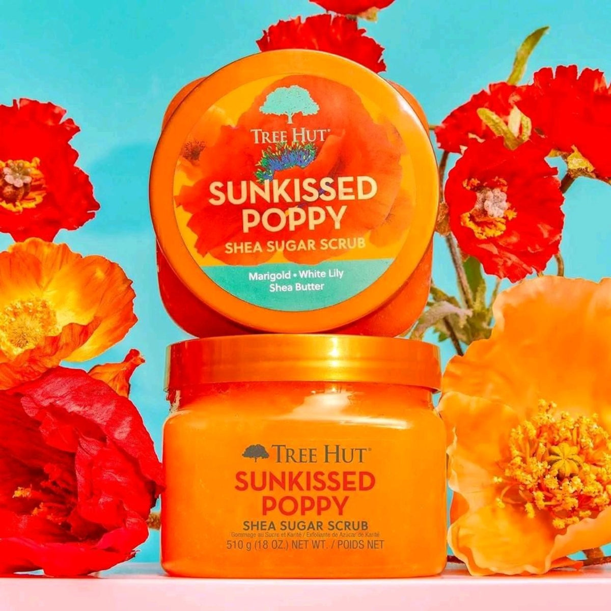 Tree Hut Sunkissed Poppy Shea Sugar Scrub 510g