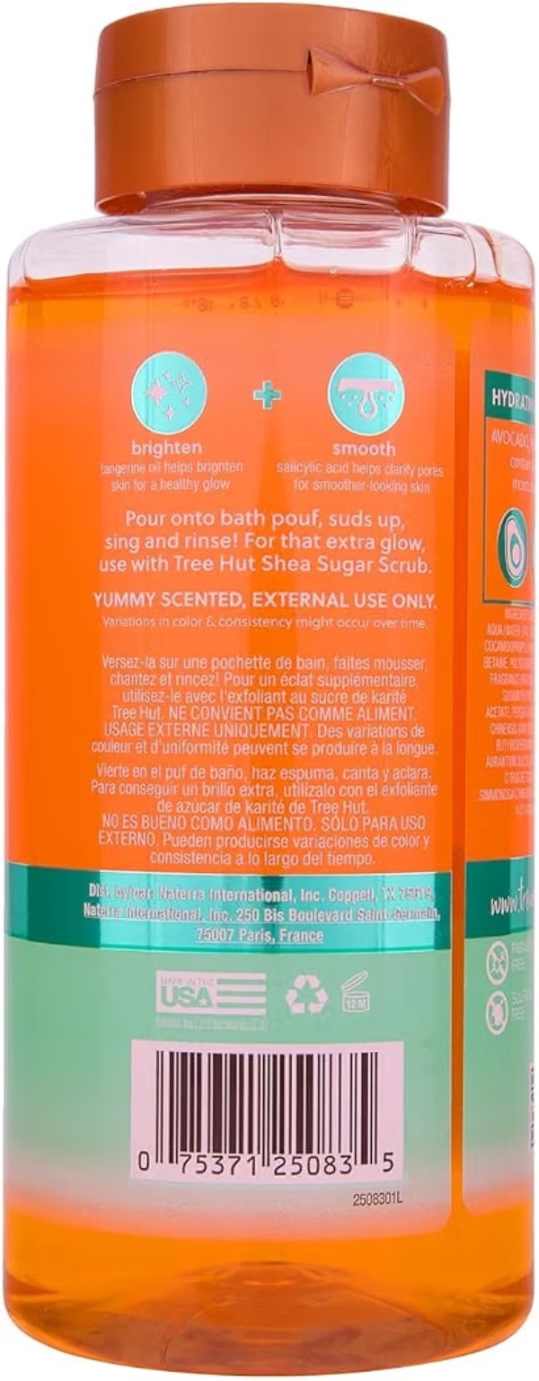 Tree Hut Tangerine Foaming Gel Wash 532ml