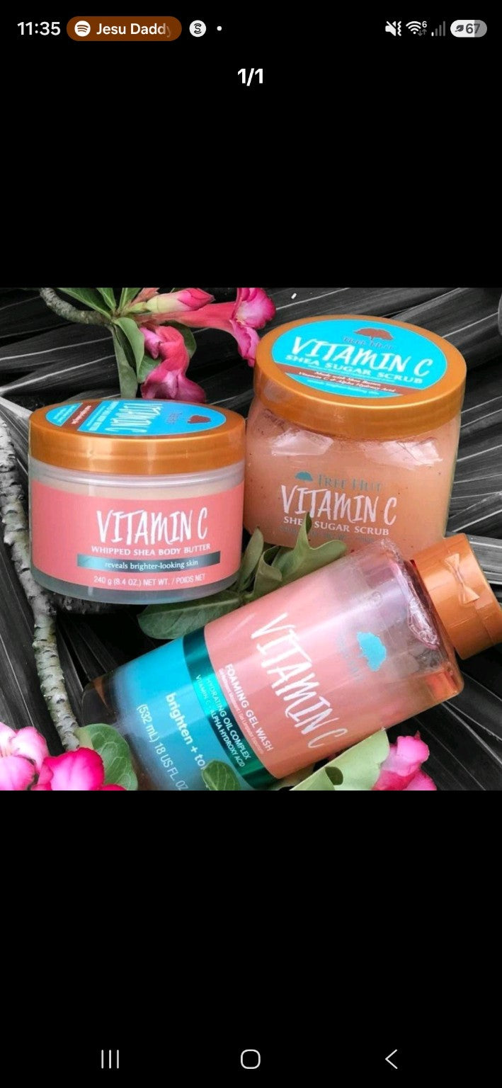 Tree Hut Vitamin C Whipped Shea Body Butter and Shea Sugar Scrub