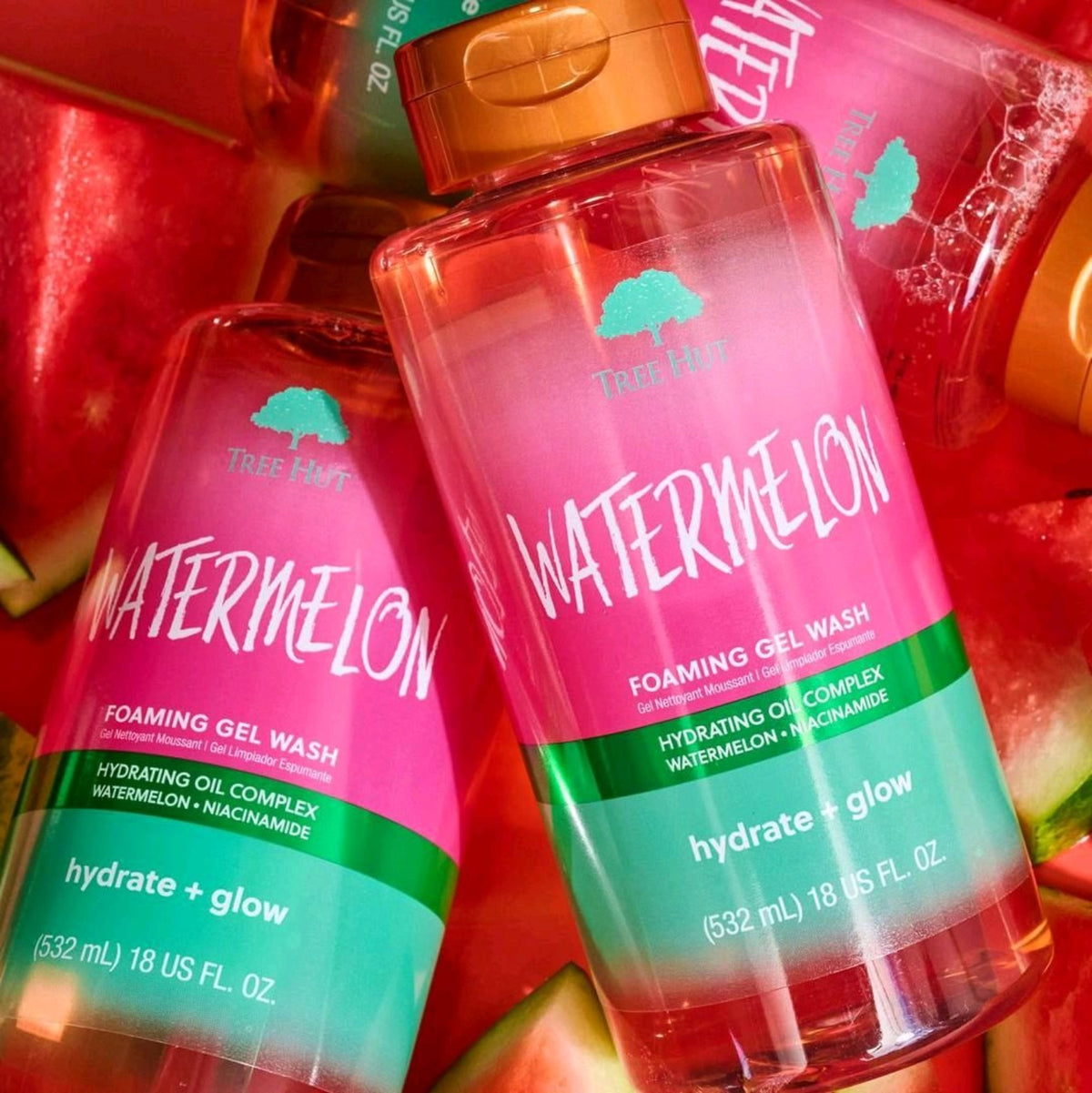 Tree Hut Watermelon Foaming Gel Wash 532ml