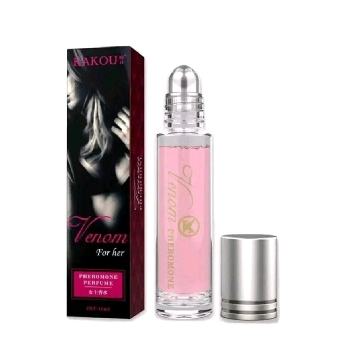 Venom For Her Roll-On Perfume roller bottle details